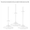 Nicunom 40 Pcs Doll Stand Display Holder, Transparent Stand Support for Dolls and Action Figures, Adjustable Doll Holder Mini Doll Display Stand for 11" to 13" Dolls Accessories view 3