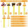 30 Pcs Bubbles Party Favors Mini Bubble Wands Tube Bulk Theme Maker Goodie Bags Stuffer Prizes Birthday Gift for Solution(Construction Vehicle) view 3