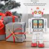 Metal Tin Robot Wind Up Toys, 13.39x6.69x5.12in Electric Rotating Vintage Toys with Walking & Rotating, Gun Sound for Collection, Party, Birthday, Festival view 2