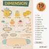 Tea Sets for Toddlers 3-5 Girl Birthday Gift 3 Year Old Princess Party Wooden Play Food Toy Sets for Kids Kitchen Accessories Age 3 4 5 6 Wood Educational Toys view 2