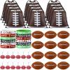 Nuogo 48 Pcs Football Party Favors Supplies Include Goodie Bags, Bracelets, stress Balls, mini Keychain, 12 of Each, for Football Theme Birthday Party Supplies view 1