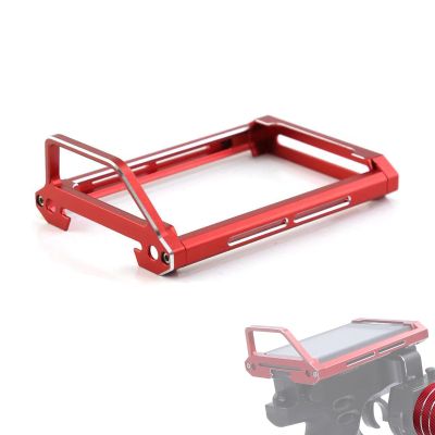 Aluminum RC Radio Transmitter Protector Frame for Flysky Noble NB4/NB4 Pro/Noble Lite Accessories Remote Controller Bracket Holder Shell Support Upgrade Parts(red)