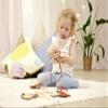 Eichhorn 100006846 - Threading Game with 4 Animals, Different Difficulty Levels, Promotes Fine Motor Skills, Development-Supporting Educational Game Made from 100% FSC Certified Beech Wood, from 3 view 3