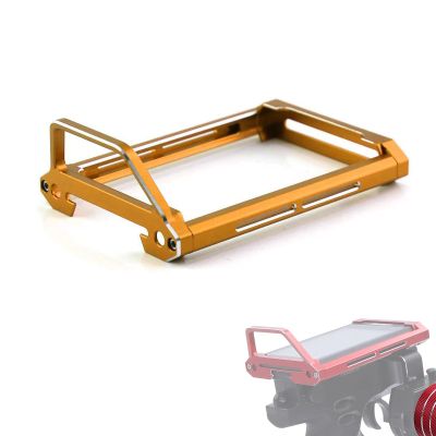 Aluminum RC Radio Transmitter Protector Frame for Flysky Noble NB4/NB4 Pro/Noble Lite Accessories Remote Controller Bracket Holder Shell Support Upgrade Parts(Gold)