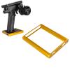 Metal Transmitter Protector Frame for Flysky Noble NB4 Pro Remote Control Battery Protective Bracket Holder Base RC Radio Controller Shell Support FS-NB4 Upgrade Parts(Yellow) view 1