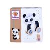 Eichhorn 100003818 Panda Sliding Animal Perfect for Small Children's Hands, 12 cm Long, Silent Silicone Wheels, Made from 100% FSC Certified Beech Wood, from 1 Year view 1