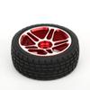 VBESTLIFE RC Car Tire RC Wheel Hub, Tire for SCY 16101 16102 16103 16201pro 1/16 Cars & Wheel Sets (Red), #311 view 2