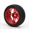 VBESTLIFE RC Car Tire RC Wheel Hub, Tire for SCY 16101 16102 16103 16201pro 1/16 Cars & Wheel Sets (Red), #311 view 3