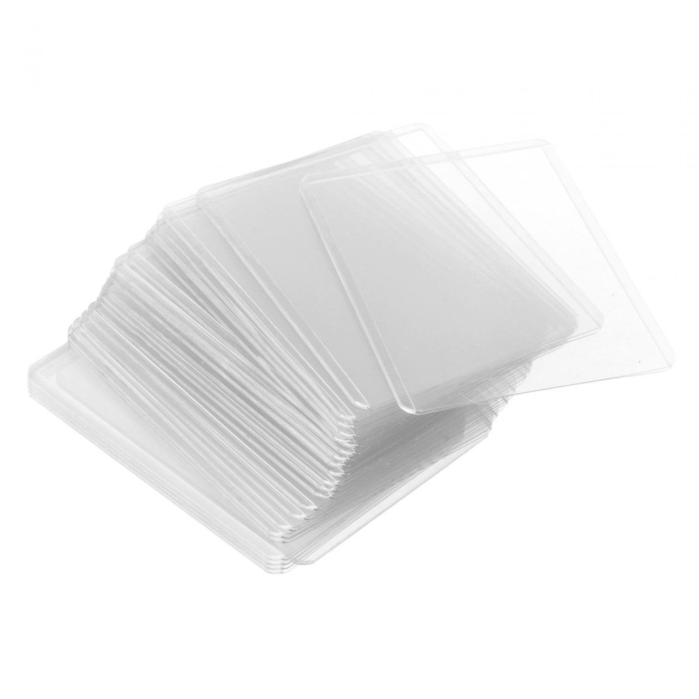 25x Card Sleeves for Trading Cards Collectible Cards Card Holder Protectors for Hobbyists Baseball Football Basketball Cards