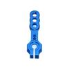 VERBANA Airplane Servo Part, 1 Pcs Model Airplane 1 Way 23T/24T/25T CNC Metal RC Servo Arm Horn Super Heavy Duty Servo Arms Spare Part for RC Model Airplane Plane Accessories (Color : 24T Hitec Blue view 1