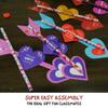 4E's Novelty 36 Pack Valentines Day Cards & Pencils for Kids Bulk - Valentines Gifts for Kids Classroom Exchange Boy Girl School Gifts From Teachers to Students (Cupid Design Cards) view 2