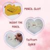 4E's Novelty 36 Pack Valentines Day Cards & Pencils for Kids Bulk - Valentines Gifts for Kids Classroom Exchange Boy Girl School Gifts From Teachers to Students (Cupid Design Cards) view 3