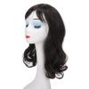 ZJchao Dark Brown Curly Wig with Bangs for Women, Stylish Breathable Halloween Cosplay Costume Party Wig view 1