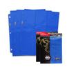 BCW Double-Sided 9-Pocket Pages Holder - 20 Blue Pages | Trading Card Binder Sheets | Secure Side Loading | Ideal Card Storage and Display Solution view 1