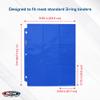 BCW Double-Sided 9-Pocket Pages Holder - 20 Blue Pages | Trading Card Binder Sheets | Secure Side Loading | Ideal Card Storage and Display Solution view 3