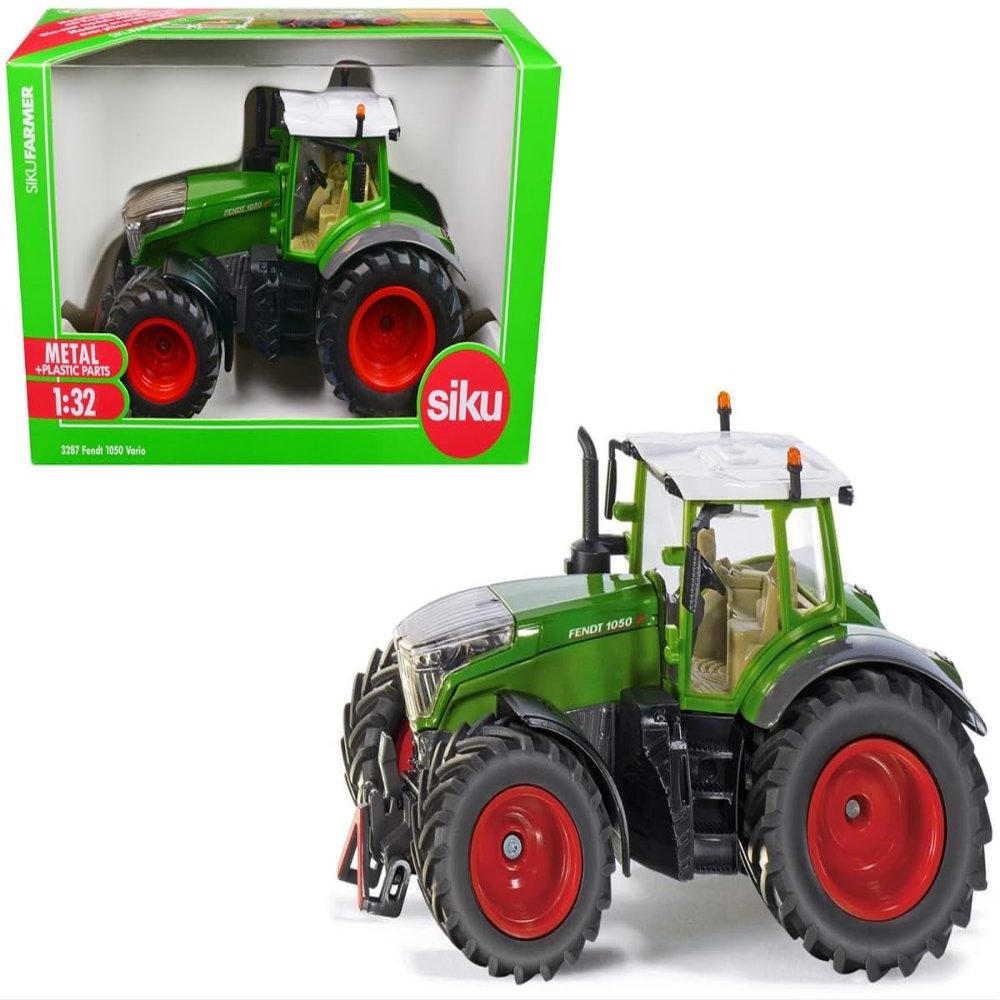 1050 Vario Tractor Green with White Top 1/32 Diecast Model by Siku 3287