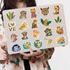 100 PCS Cheetah Vinyl Stickers, Cheetah Leopard Party Favors Birthday Decorations Supplies Gifts Waterproof Stickers for Water Bottle Laptop view 4