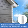 10- New Aluminum Outside Siding Corner 8 Inches 10Nails Included view 4