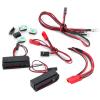 RCHUBAM 1/10 Front and Rear Complete Light Set RC LED Light Headlights Taillight Kit Compatible with TRX Slash 1/10 RC Crawler Car view 2