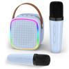 Texpot Karaoke Machine with 2 Wireless Microphones, Kids Toys Portable Bluetooth Speaker for Kids Adults Toddler, Christmas Girls Toys for 4 5 6 7 8 9 10 12 Year Old Birthday Gift Ideas (Blue) view 1