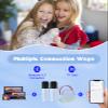 Texpot Karaoke Machine with 2 Wireless Microphones, Kids Toys Portable Bluetooth Speaker for Kids Adults Toddler, Christmas Girls Toys for 4 5 6 7 8 9 10 12 Year Old Birthday Gift Ideas (Blue) view 3