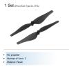 MECCANIXITY RC Propellers Blade Prop 2 Vane 7.6cm Dia Plastic Black Low-Noise for DJI RC Airplane DIY Aircraft Drone view 3