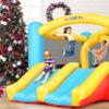 AKEYDIY Bounce House, Indoor Outdoor Inflatable Bouncer with Blower, Jumping Castle w/Double Slide, Durable Family Backyard Bouncy House Castle w/Basketball Hoop, Ideal for Kids view 2