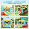 AKEYDIY Bounce House, Indoor Outdoor Inflatable Bouncer with Blower, Jumping Castle w/Double Slide, Durable Family Backyard Bouncy House Castle w/Basketball Hoop, Ideal for Kids view 3