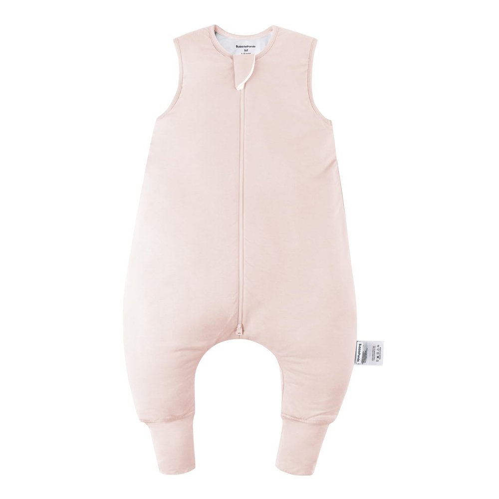 BubblePanda Rayon Made from Bamboo Toddler Sleep Sack with Feet 1.0 Tog Ultra Soft Toddler Sleeping Sack 3t-4t Sleep Bag Walker Quilted Wearable Blanket with Legs 2-Way Zipper Lightweight Extra Long
