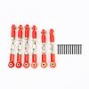 RCAWD Bolded Turnbuckles Link Tie Rod 6pcs for Arrma Big Rock V3 Typhon 3S Typhon Mega 550 Upgrade Parts