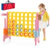 AKUSTIK Giant Connect Game Outdoor, 4 in a Row Jumbo 4 to Score Connect Game for Kids Adults Family Party Yard Lawn, Large Connect Game with Quick Release Slider 42 Jumbo Rings view 1
