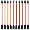 ACEIRMC 10pcs 3-Pin 30cm Servo Extension Cable Cord Female to Male Lead Wire Connector JR for RC Car Airplanes Remote Control view 1