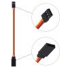ACEIRMC 10pcs 3-Pin 30cm Servo Extension Cable Cord Female to Male Lead Wire Connector JR for RC Car Airplanes Remote Control view 3