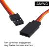 ACEIRMC 10pcs 3-Pin 30cm Servo Extension Cable Cord Female to Male Lead Wire Connector JR for RC Car Airplanes Remote Control view 4