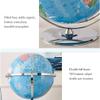 Detailed Crystal Sphere Globe, 720 Rotating World Globe with Stable Stainless Steel Base, Earth Globe HD Printed Map Geographic Globe New view 4