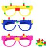 Hooqict 9 Pcs DIY Building Blocks Glasses Building Bricks Party Supplies for Kids Adults Building Block Birthday Party Favors, Carnival Party Glasses Decorations view 1