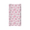 Mintulipy Cow Pink Changing Pad Cover Baby Diaper Changing Pad Cover for Boys Girls Soft Breathable Stretch Fitted Baby Changing Pad Covers 32''x16''Stretchy Changing Table Mats view 1