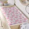 Mintulipy Cow Pink Changing Pad Cover Baby Diaper Changing Pad Cover for Boys Girls Soft Breathable Stretch Fitted Baby Changing Pad Covers 32''x16''Stretchy Changing Table Mats view 3