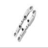 Aluminum 7075 + Stainless Steel Rear Upper Adjustable Links for Arrma 1/8 Mojave 4X4 4S BLX Desert Truck RTR-ARA4404 Upgrade Parts - Silver view 1