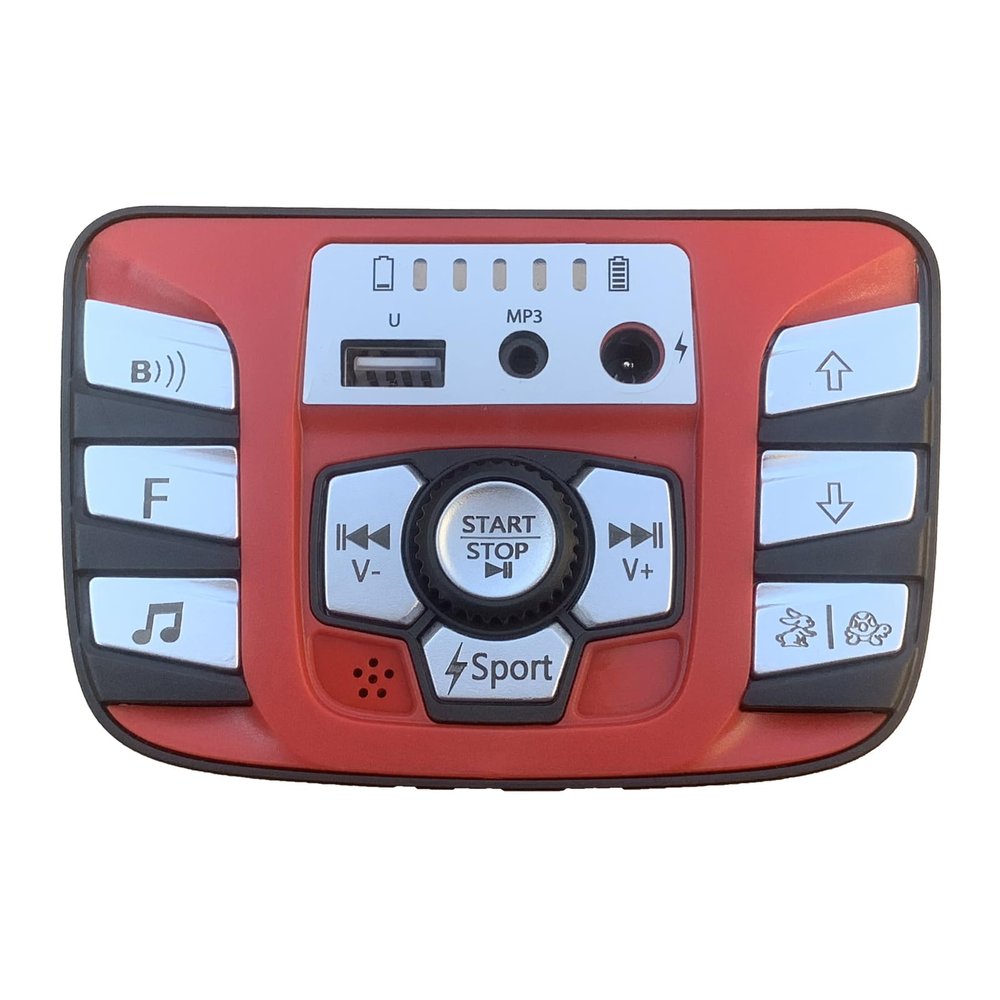 24V Children's Electric Vehicle 2588 Forward and Backward Central Control Switch Multi-Function Bluetooth Connection Music Power Display Center Panel Electric Toy Car Replacement Parts