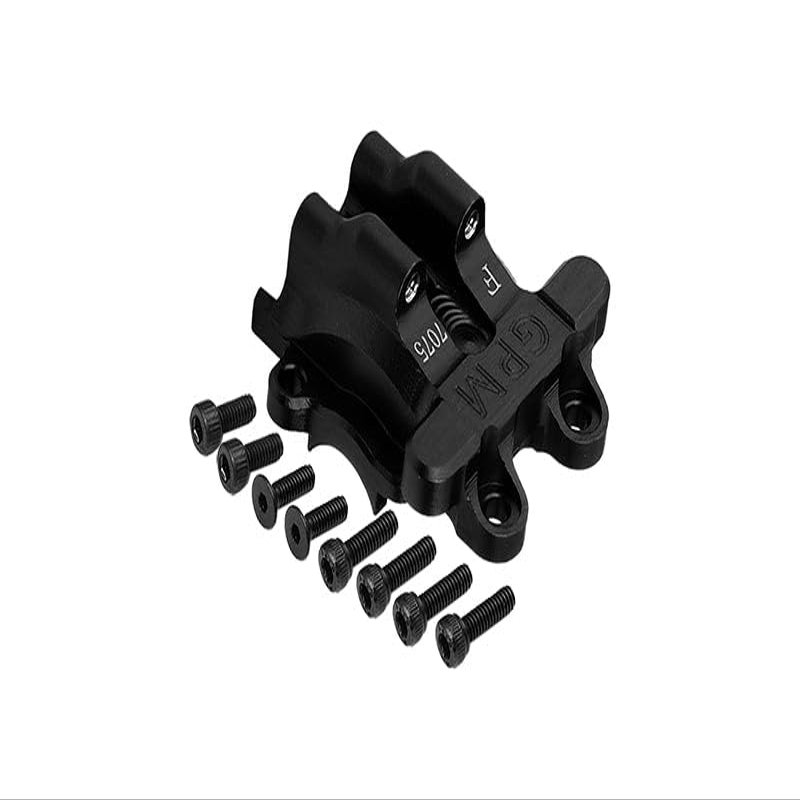 Aluminum 7075 Front Diff Cover for Arrma 1/18 Granite GROM MEGA 380 Brushed 4X4 Monster Truck ARA2102 Upgrade Parts - Black