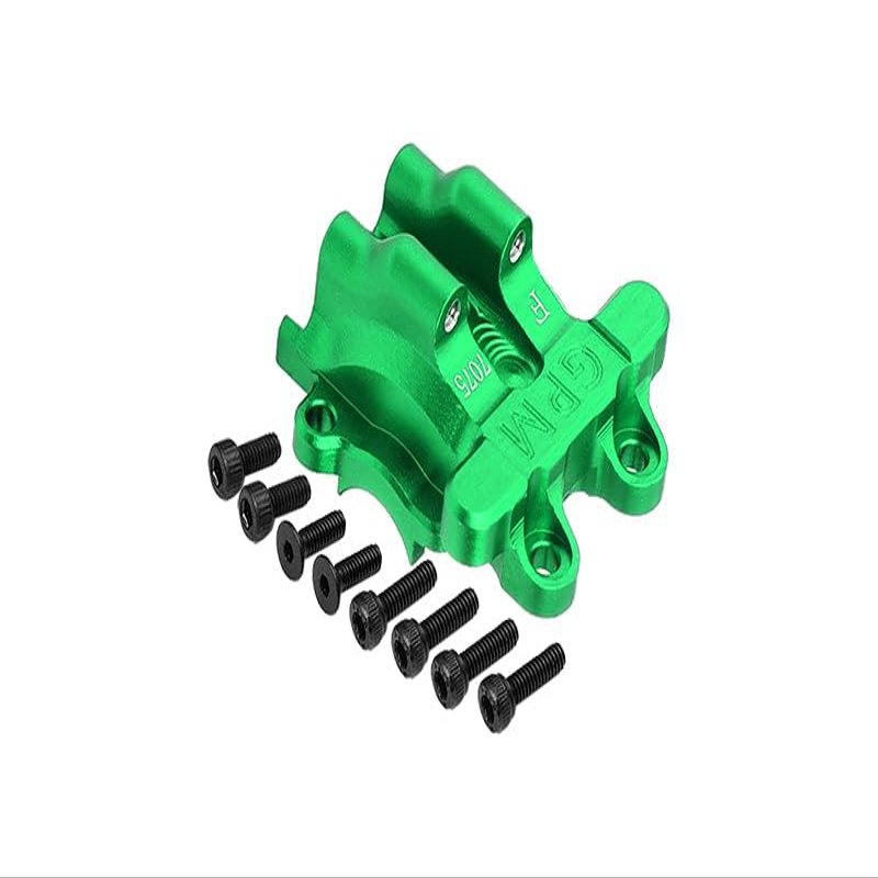 Aluminum 7075 Front Diff Cover for Arrma 1/18 Granite GROM MEGA 380 Brushed 4X4 Monster Truck ARA2102 Upgrade Parts - Green