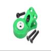 Aluminum 7075 Servo Saver Steering 25T with Built-in Spring for Arrma 1/10 Gorgon 4X2 Mega 550 Brushed Monster Truck-ARA3230 Upgrades - Green view 1