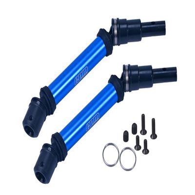 4140 Medium Carbon Steel+Aluminium Front Or Rear CVD Drive Shaft for Arrma 1/8 Mojave 4X4 4S BLX Desert Truck RTR-ARA4404 Upgrade Parts - Blue