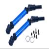 4140 Medium Carbon Steel+Aluminium Front Or Rear CVD Drive Shaft for Arrma 1/8 Mojave 4X4 4S BLX Desert Truck RTR-ARA4404 Upgrade Parts - Blue view 1