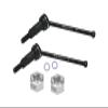 4140 Medium Carbon Steel Front CVD Drive Shafts with Aluminum 7075 Wheel Hex for Arrma 1/18 Granite GROM MEGA 380 Brushed 4X4 Monster Truck ARA2102 Upgrade Parts - Silver view 2