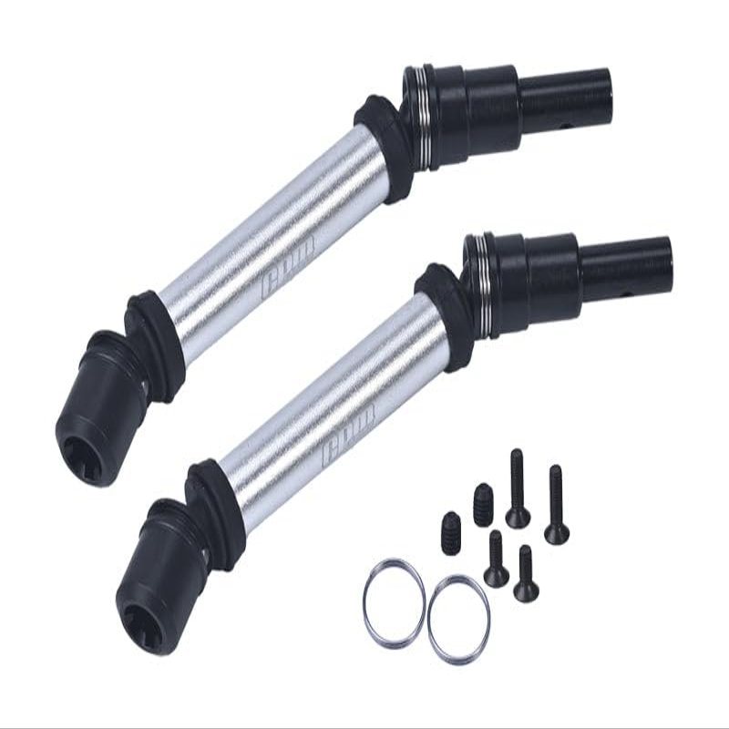 4140 Medium Carbon Steel+Aluminium Front Or Rear CVD Drive Shaft for Arrma 1/8 Mojave 4X4 4S BLX Desert Truck RTR-ARA4404 Upgrade Parts - Silver