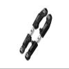 Aluminum 7075 + Stainless Steel Rear Upper Adjustable Links for Arrma 1/8 Mojave 4X4 4S BLX Desert Truck RTR-ARA4404 Upgrade Parts - Black view 1