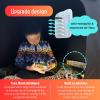 lukidoki Sensory Tent for Kids with Autism, ADHD, SPD - CPC Certification Black Out Calm Corner Hideout Den Helps Children Adults Relax Reduce Anxiety - Pop-up Autistic Sensory Room Play Tent view 2