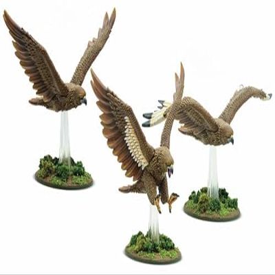Mythic Earth Tribal Nations Wolves 5 Metal Miniature Figures Set MSMA19